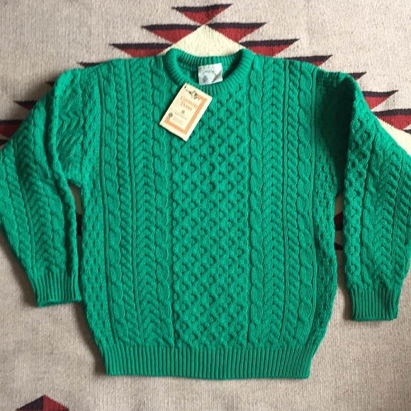 Carriag Donn Sweaters - 🍀NWT Vintage Irish Wool Fishermen’s sweater as S